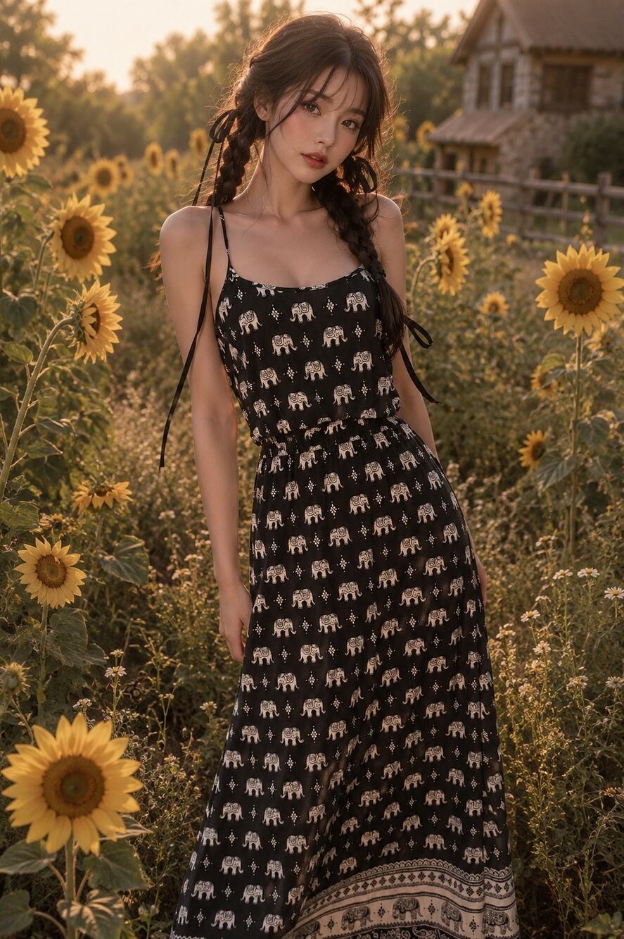 Wanderer at heart free spirited boho flowy maxi dress L
